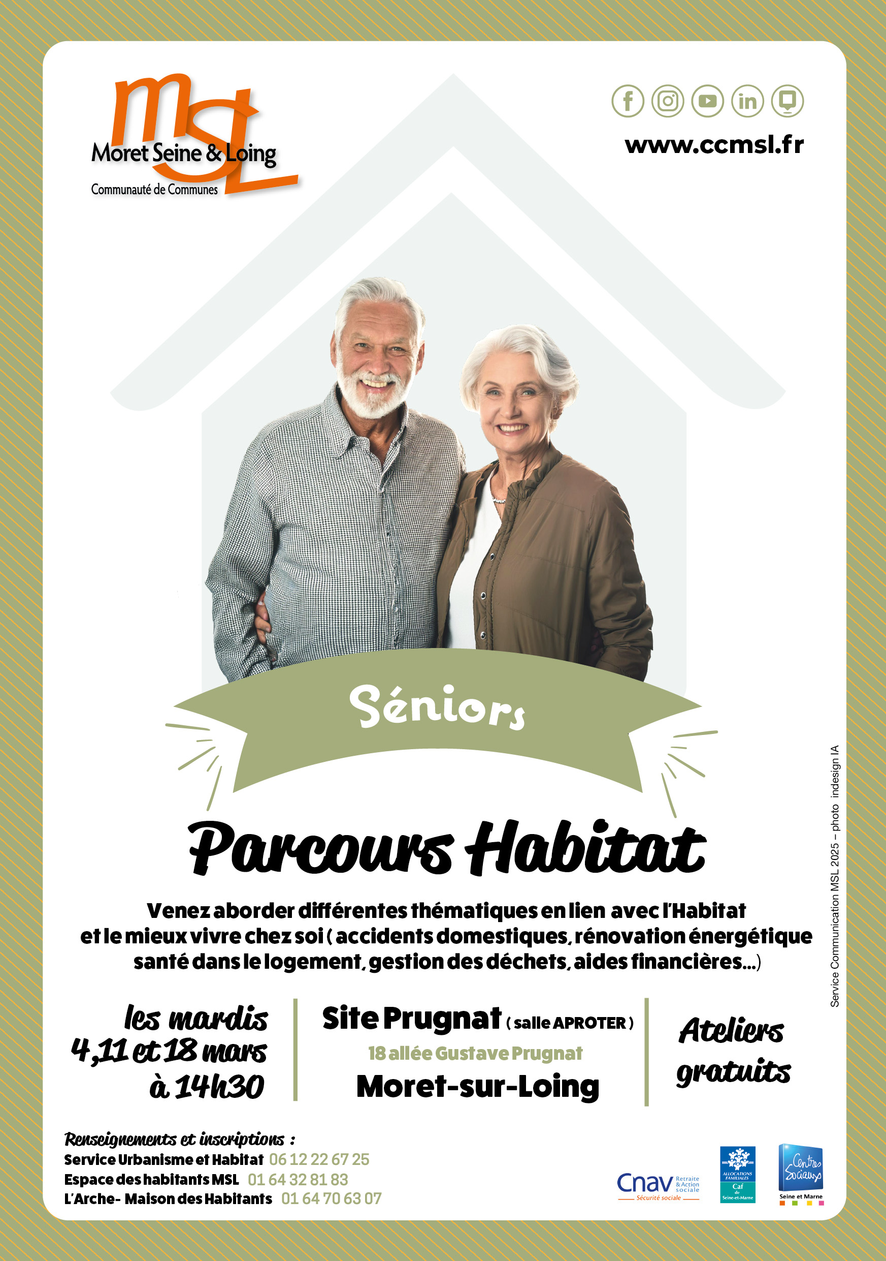 Parcours Habitat ateliers réservés aux + 60 ans